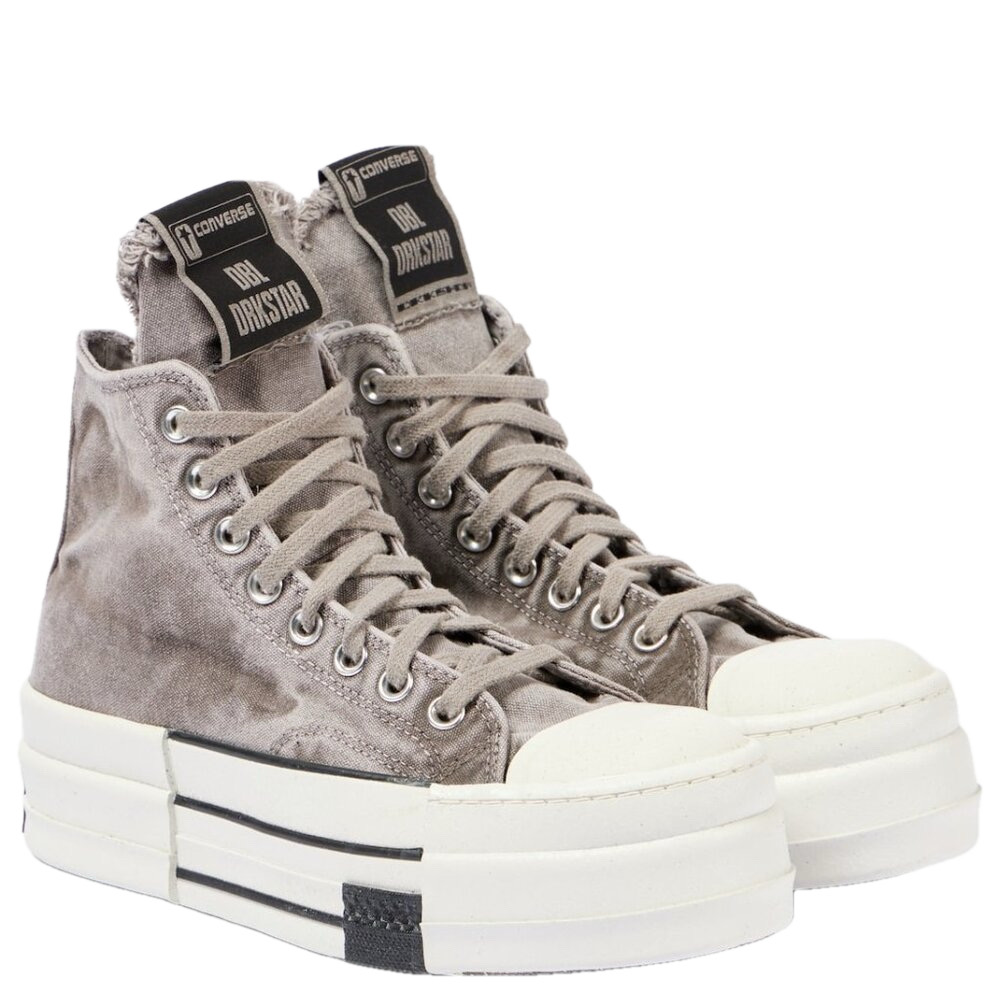 NEW Converse RICK OWENS DRKSHDW Gray Edition DBL Drkstar Sneakers
